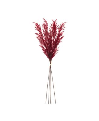Plume Bundles - Decorative Feathery Accents (Set of 6)