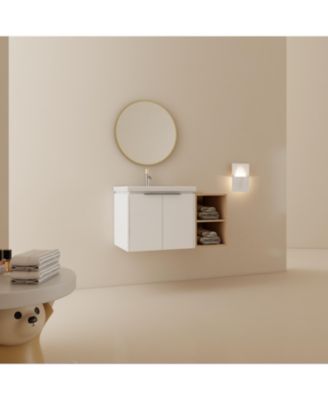 36" Wall-Mount Vanity with Soft-Close