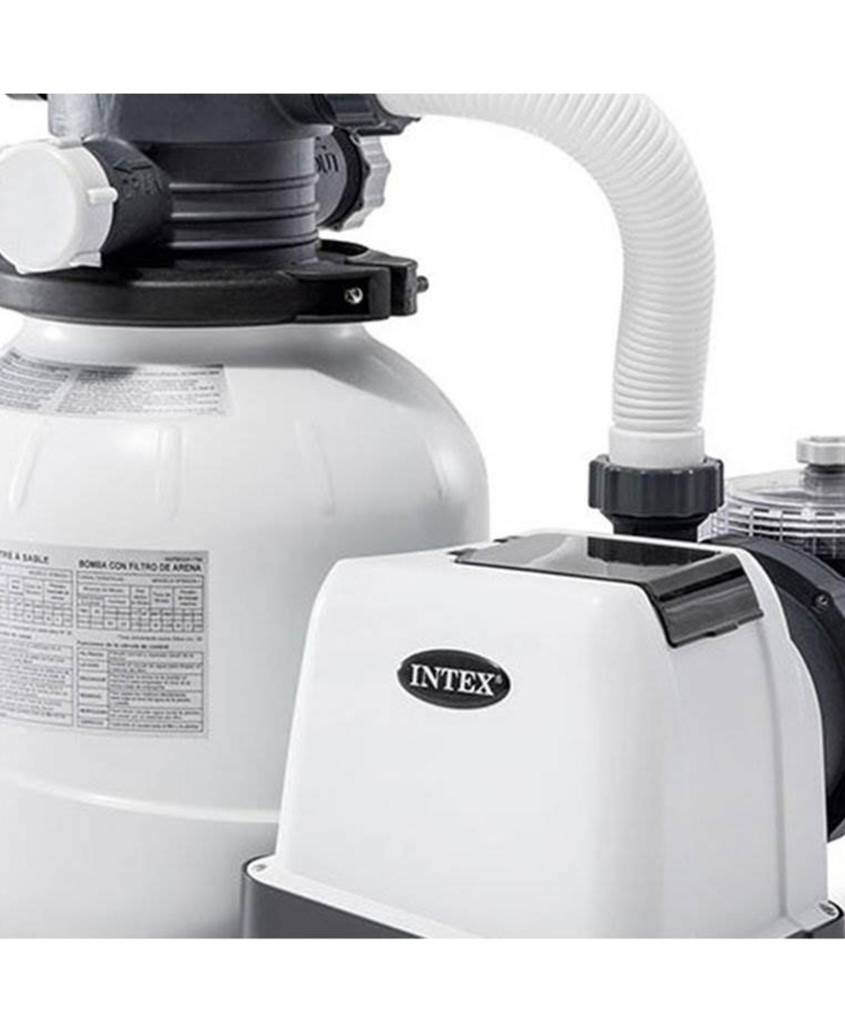 Intex 2100 Gph Above Ground Pool Sand Filter Pump w/ Deluxe Pool Maintenance Kit