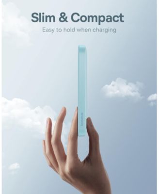 Wireless Portable Charger Magnetic Power Bank 5000mAh MagSafe Charger, Purple