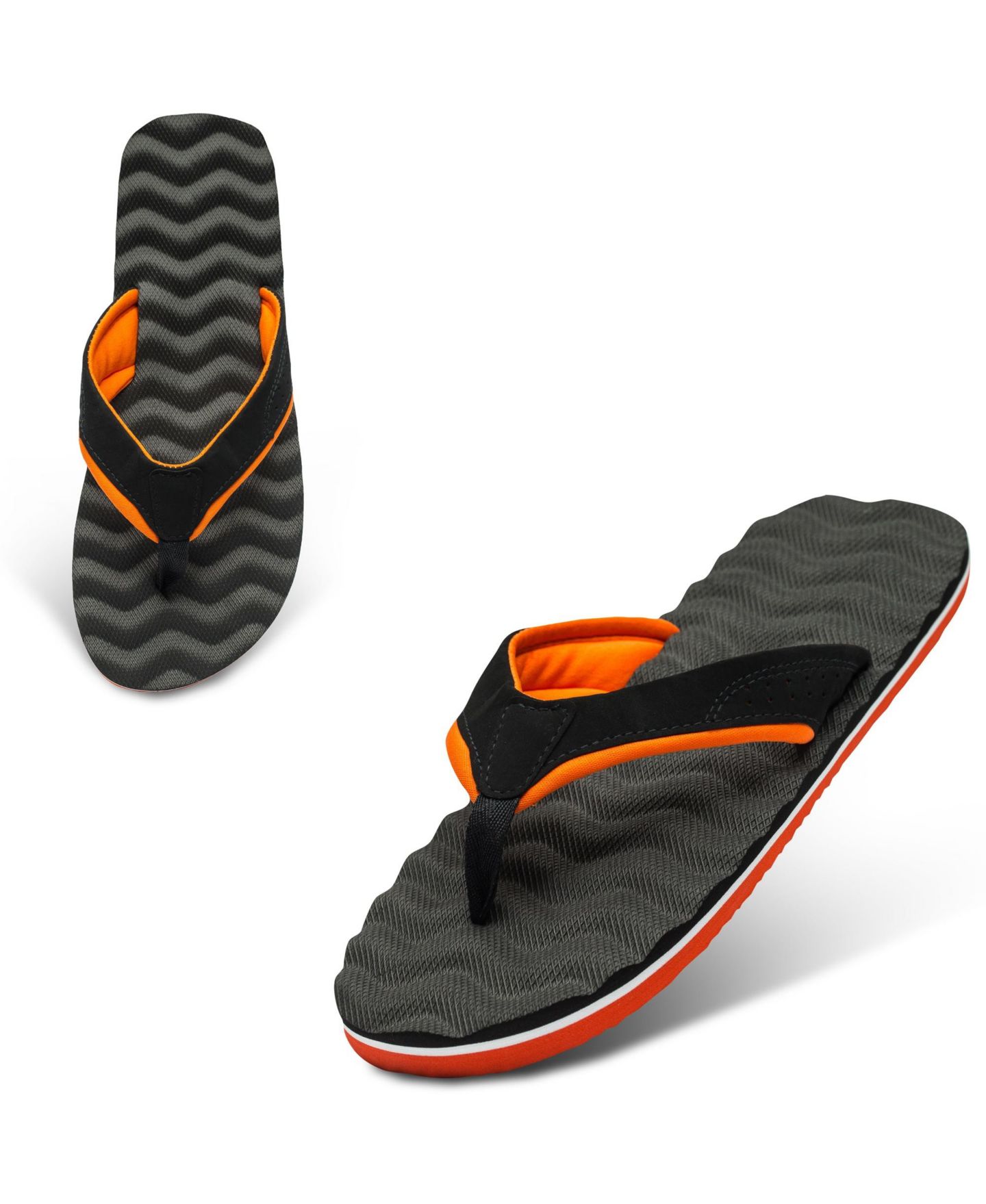 Мужские сандалии Alpine Swiss Joel Flip Flops Lightweight Thong Sandals Comfortable EVA Anti-Slip Insole Beach & Indoor Outdoor — фото 5