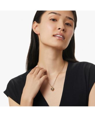 Puffed Heart Necklace - Lev