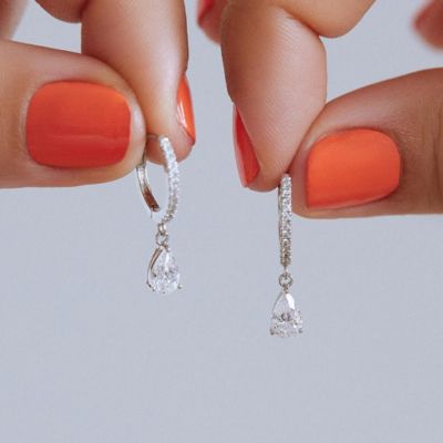 Delicate Huggie Hoops - Elise