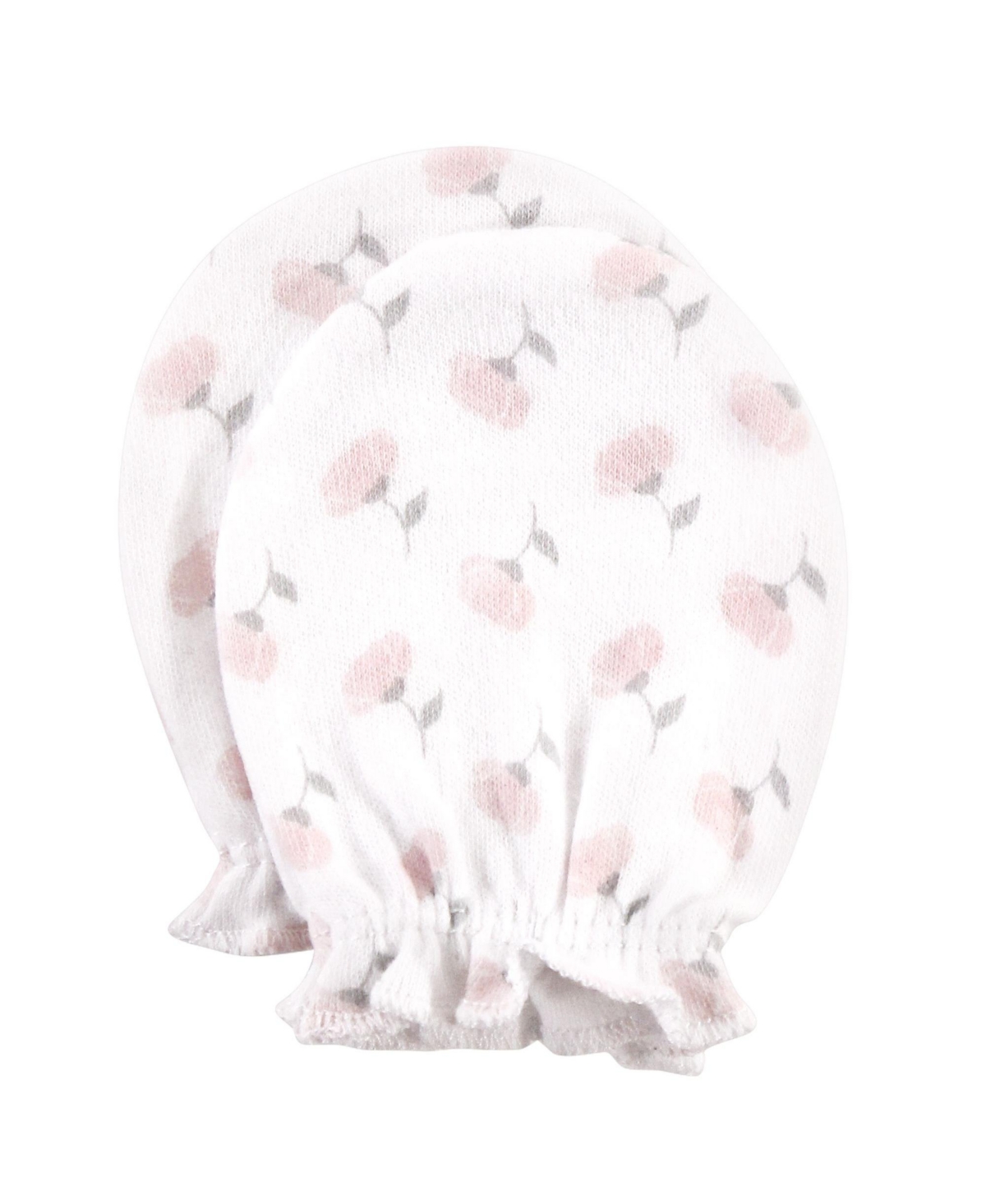 Hudson Baby Baby Girls Hudson Cotton Scratch Mittens, Enchanted Forest, 0-6 Months