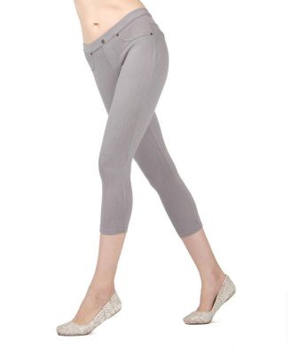 Women's Chino Capri-Length Cotton Blend Leggings