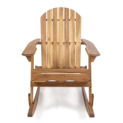 Streamdale Malibu Acacia Wood Adirondack Rocking Chair