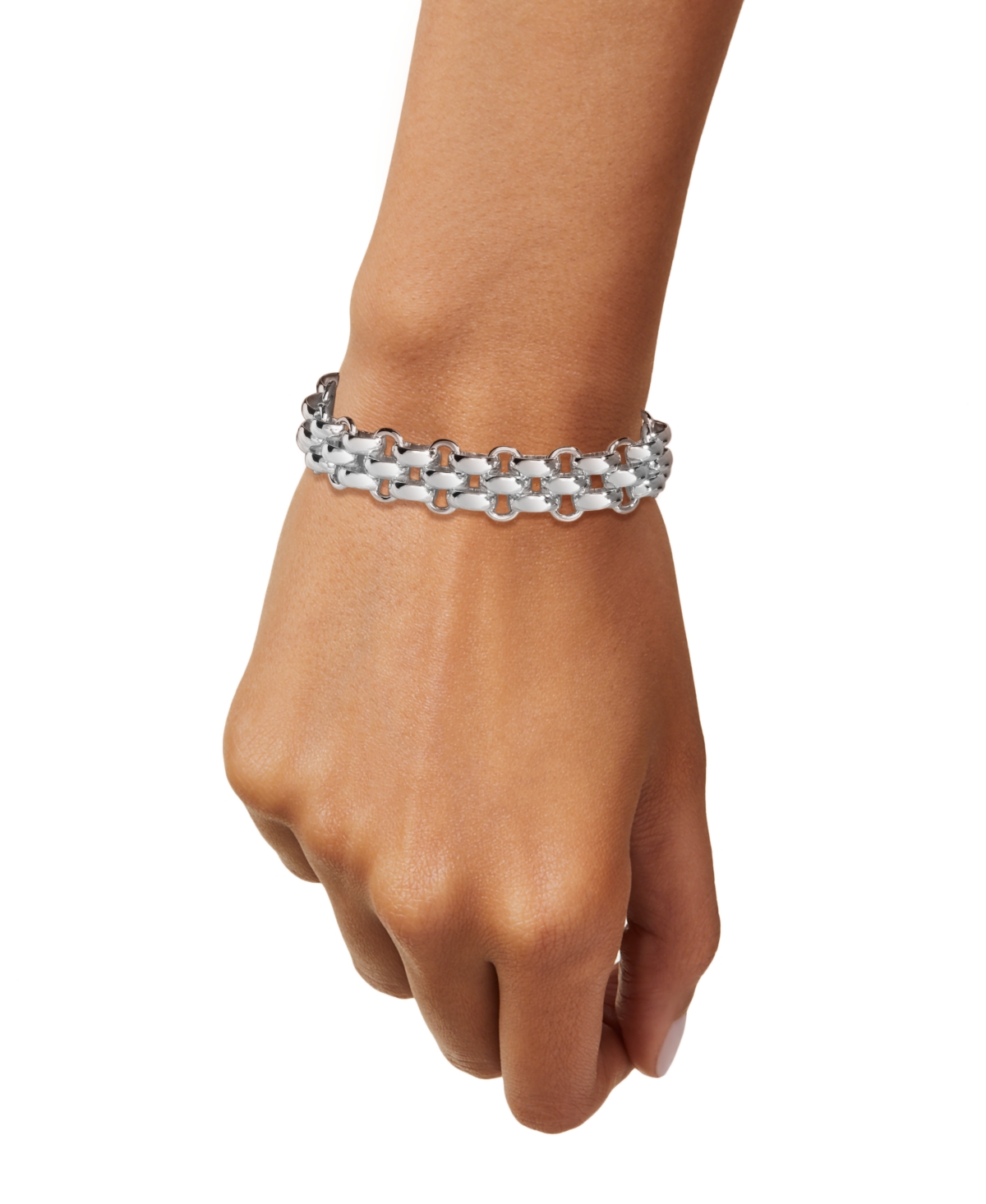 And Now This Multi Row Link Bracelet In Gold