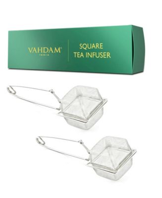 Vahdam Teas Transparent Square Tea Infuser, Set of 2 - Macy's