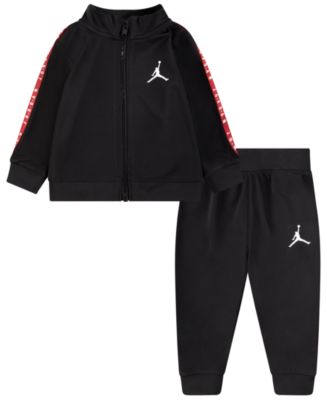 Jordan Baby Neutral 2 Piece Tricot Jacket and Pants Set Macy s