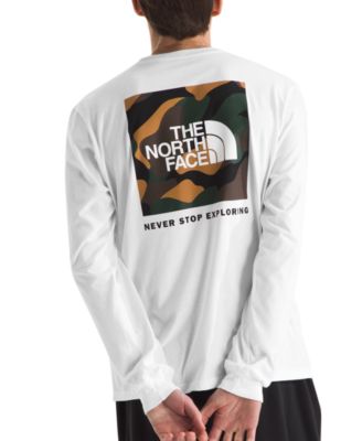 The North Face - Men's Brand Proud Long Sleeve Crewneck Logo Graphic T-Shirt