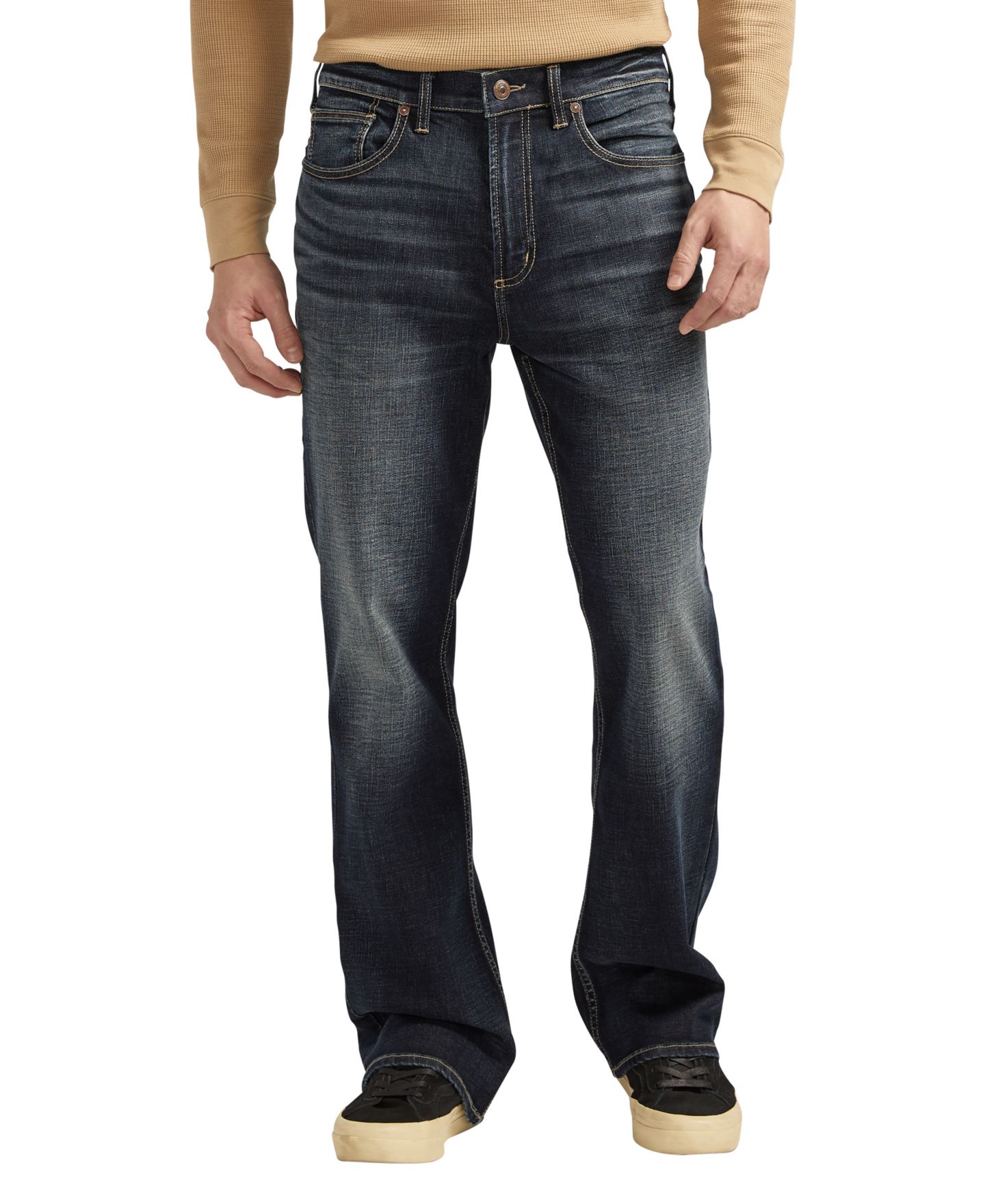 Мужские джинсы Silver Jeans Co. Craig Classic Fit Bootcut Luxe Heritage, цвет: Индиго — фото 1