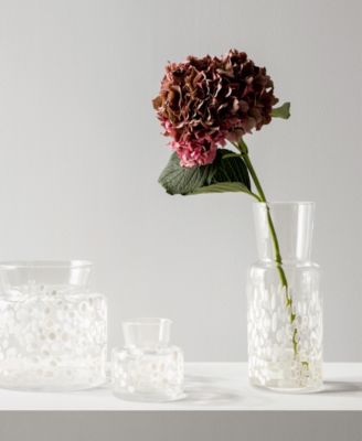 18" Meadow Art Vase Tall Crystal glass