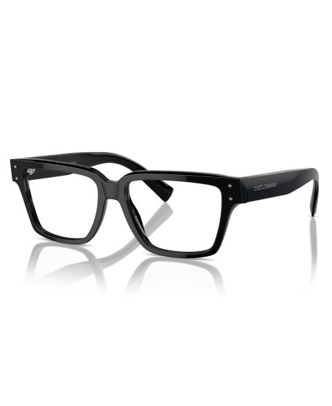Мужские очки Dolce&Gabbana Man Square Plastic DG3383 Eyeglasses, цвет: Чёрный