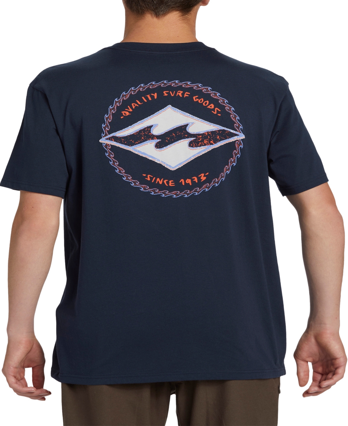 Men's Rotor Diamond Short Sleeve T-shirt - Navy