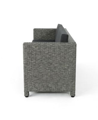 Streamdale Modern 3-Seater Outdoor Sofa With Water-Resistant Cushions