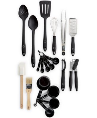 Martha Stewart Collection CLOSEOUT! 20 Piece Kitchen Utensil Set with Crock, Created for Macy's