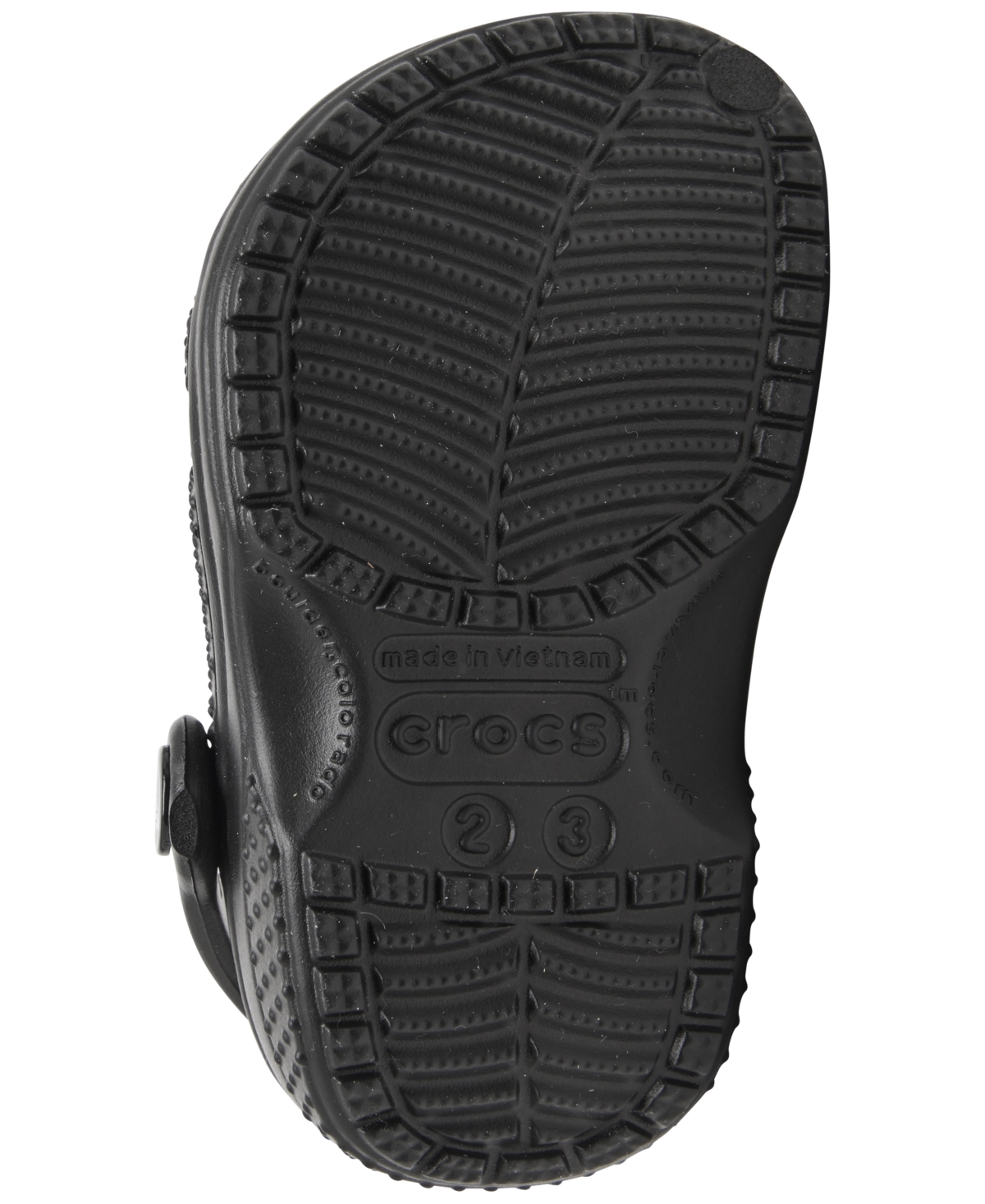 Crocs Infant Littles Classic Clogs From Finish Line In Black