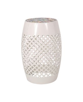 Roswell Outdoor Tile Mosaic Side Table