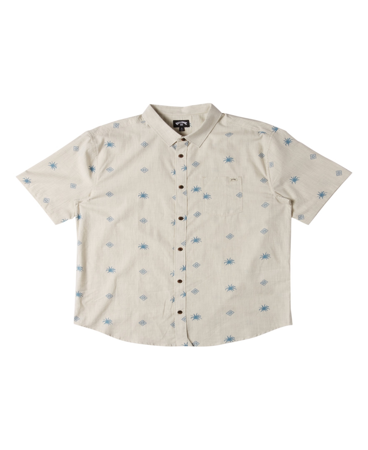 Men's Sundays Mini Short Sleeve Woven Shirt - Dusty Navy