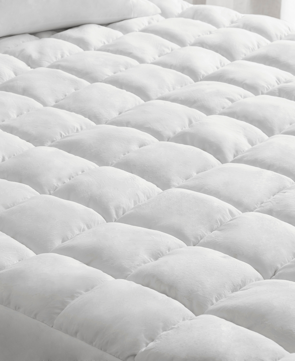 Intelligent Design Dream Puff Overfilled Down Alternative Mattress Pad, Queen In White