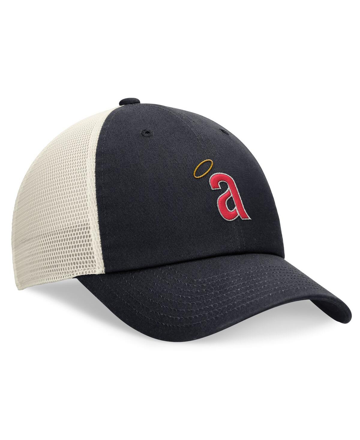 Nike Men's Navy California Angels Cooperstown Collection Rewind Club Trucker Adjustable Hat In Navy