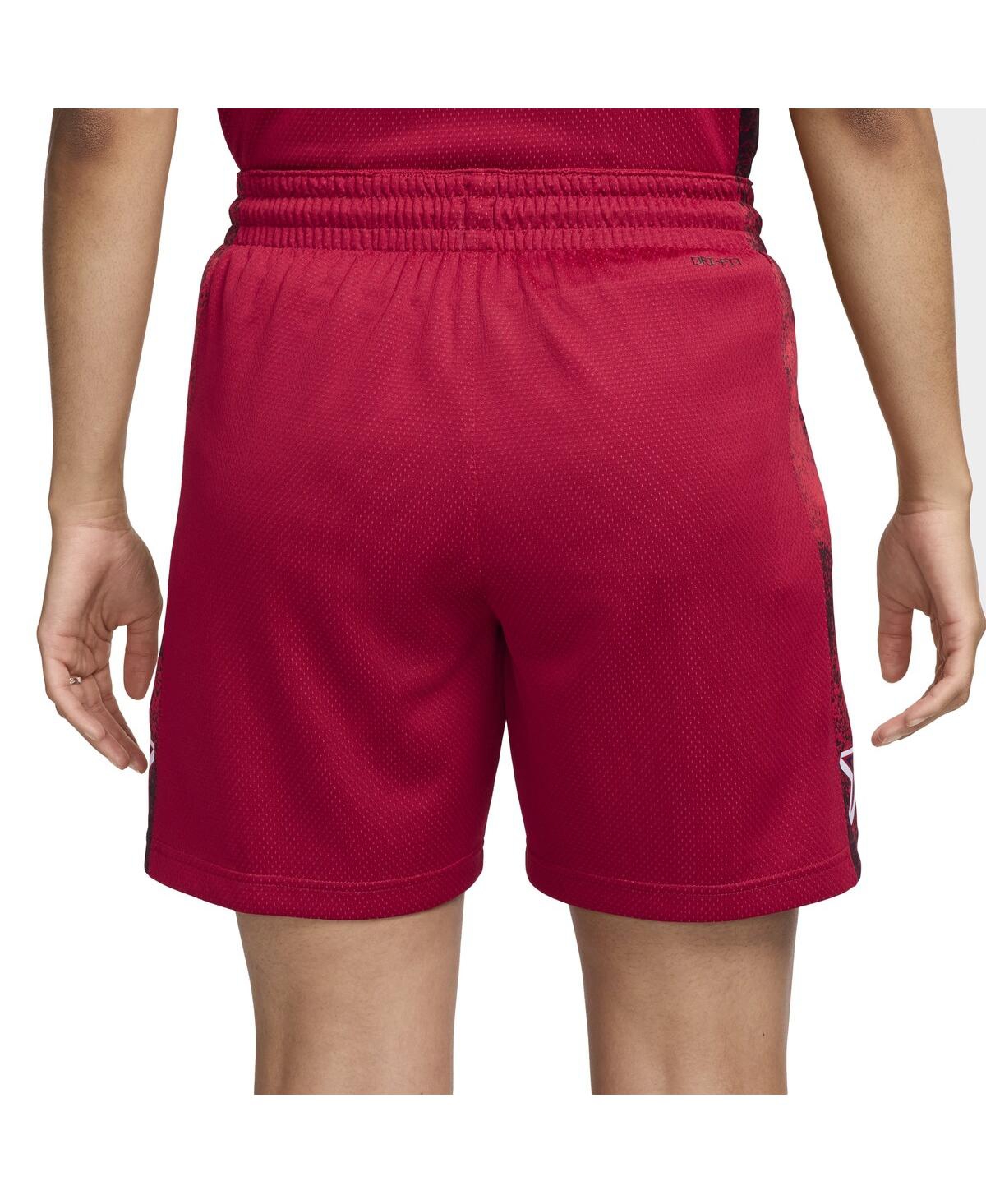 Nike Women's Red Usa Basketball Swingman Shorts In Red