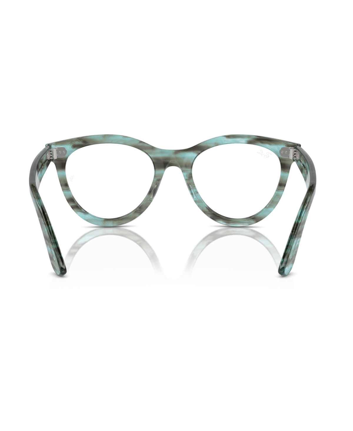 Ray Ban Unisex Eyeglasses, Rb2241v In Striped Transparent Green