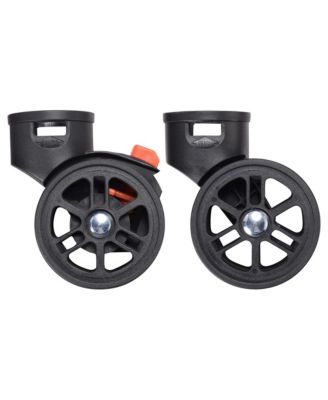 Set of 4 Swivel Replacement Wheel Caster with Locking Brake 360 Degree Rotate Caster for Makeup Case