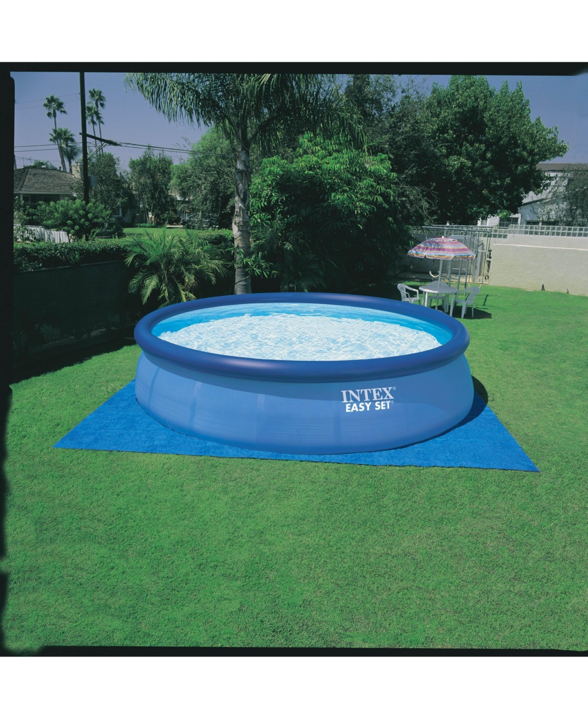 Intex 15ft x 48in Easy Swimming Pool Kit w/ 1000 Gph Gfci Filter Pump 26167EH