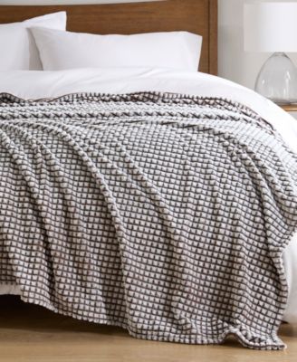 Carved Plush Blanket, Twin