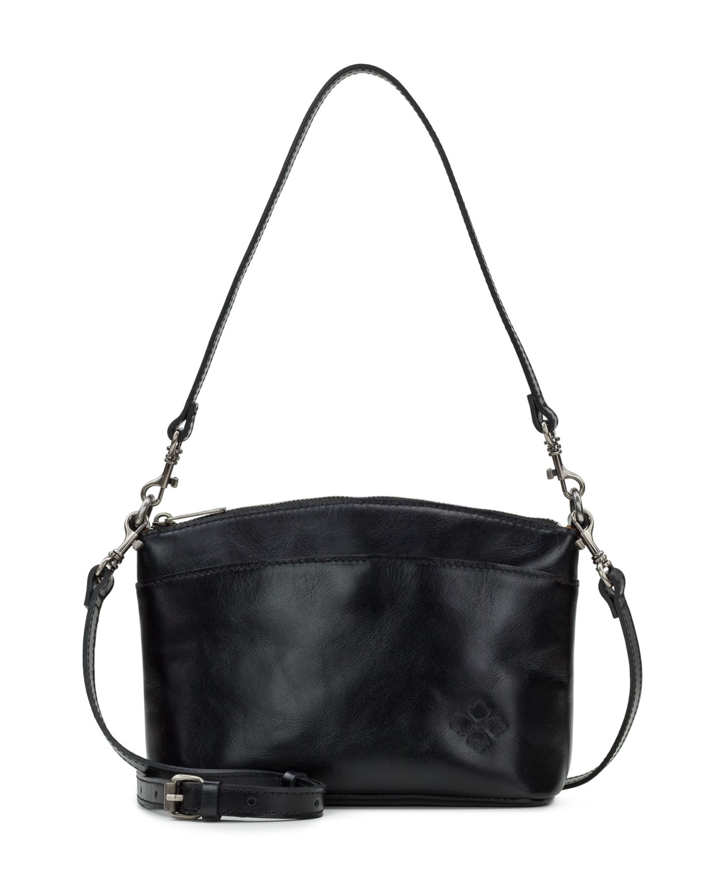 Женская сумка Patricia Nash Arlee Small Leather Crossbody, цвет: Чёрный — фото 1
