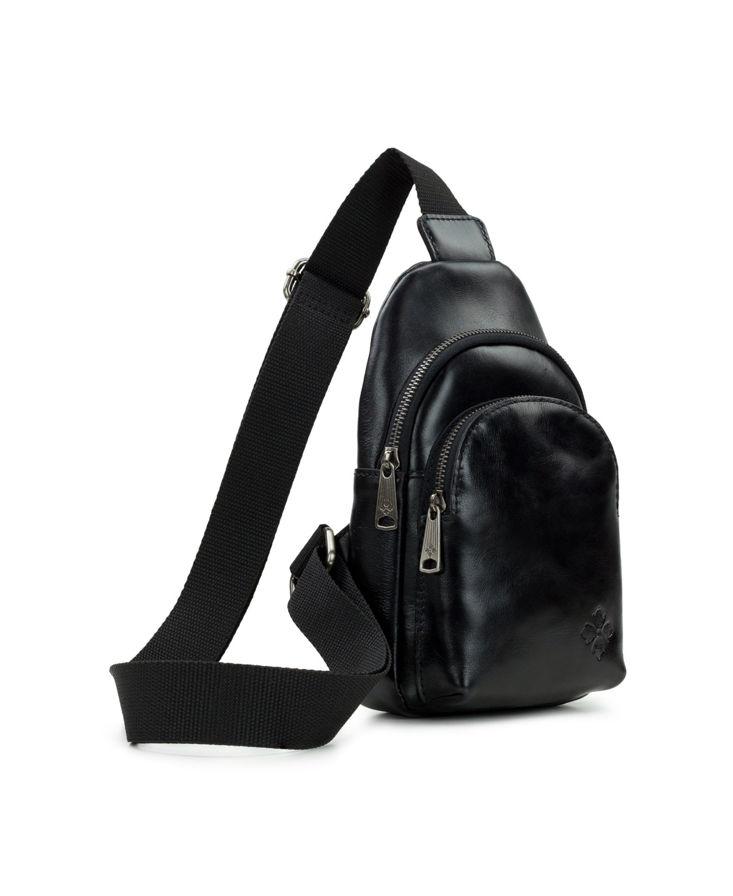 Женская сумка Patricia Nash Louetta Small Leather Sling, цвет: Чёрный — фото 2