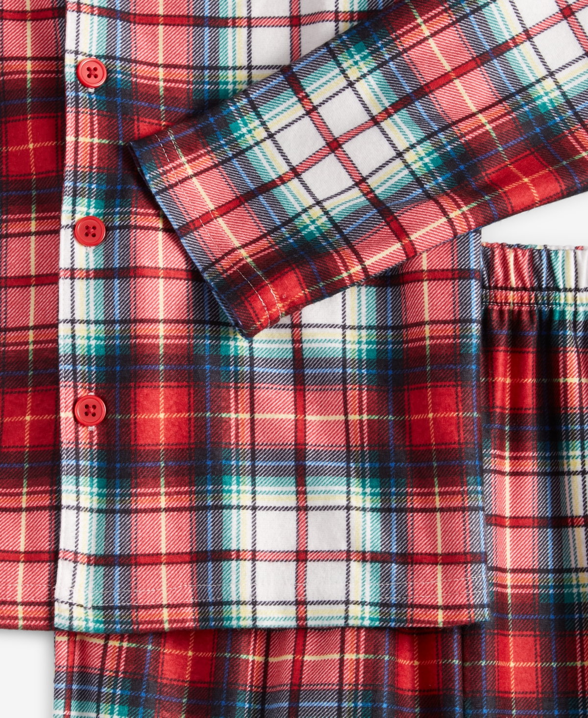 Holiday Lane Little & Big KidsNotch Collar Matching Family Pajamas Set, Created for Macy's - Winterton Plaid