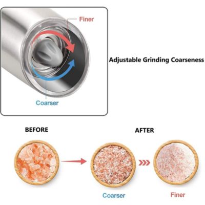 Salt and Pepper Grinder Set Automatic Battery Operated 2 Pcs