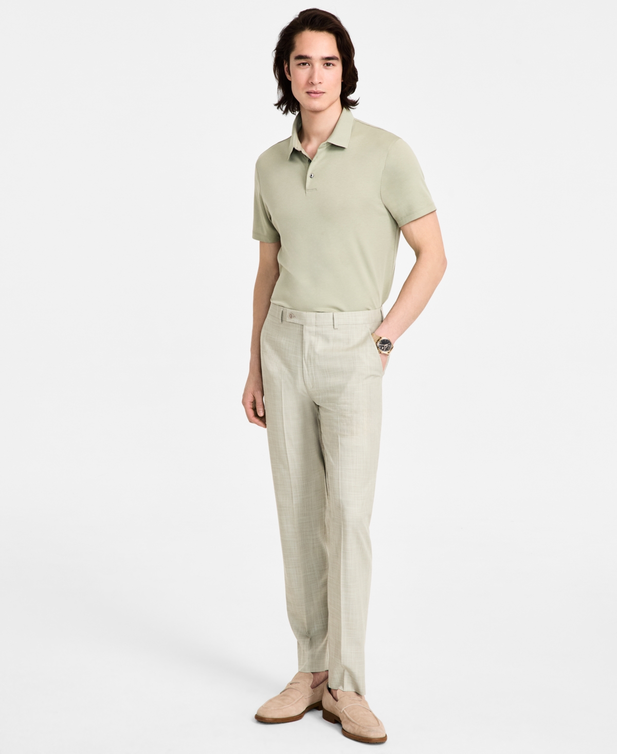Men's Slim-Fit Dress Pants - Taupe