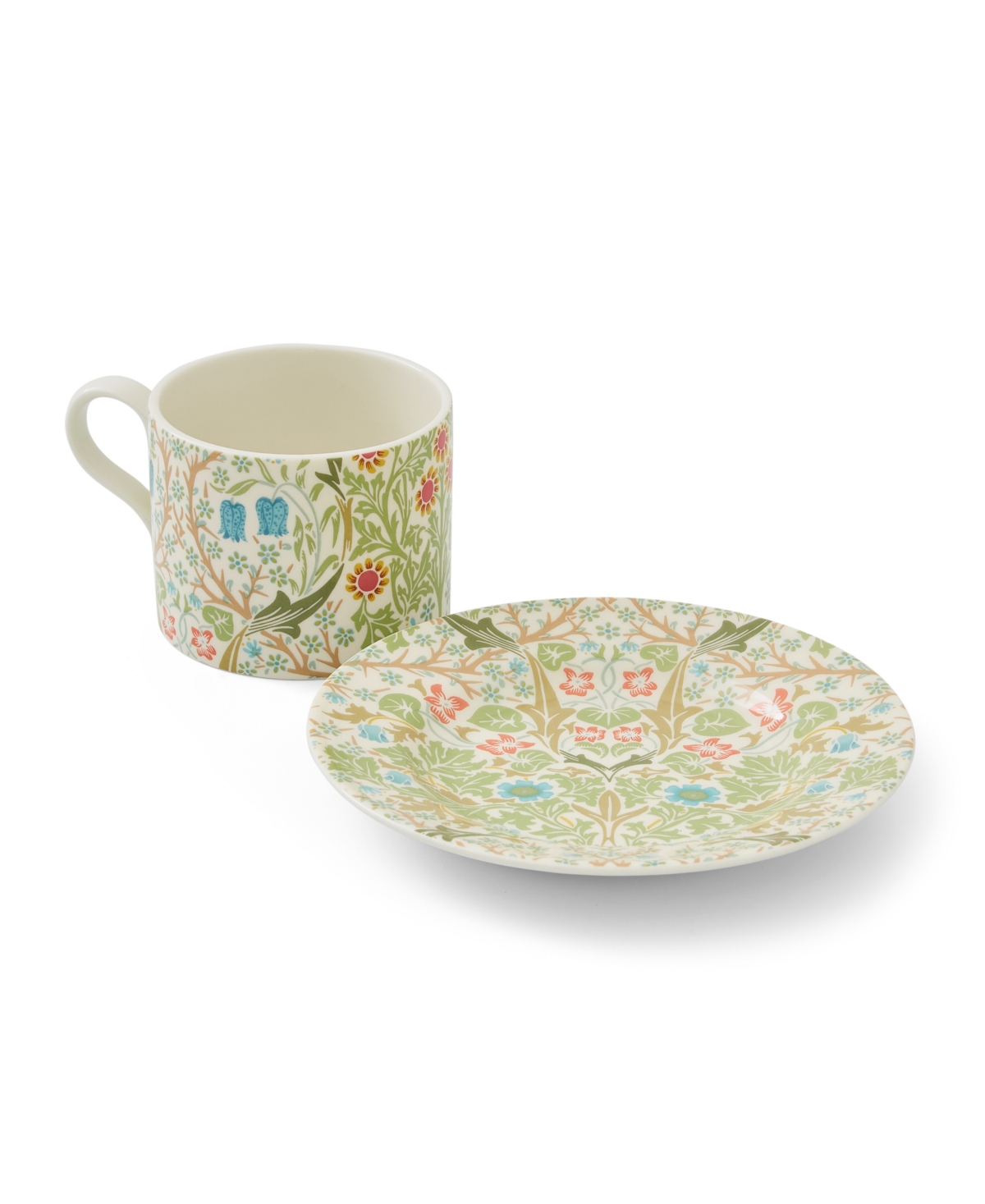 Spode Morris & Co. Teacup Saucer Set