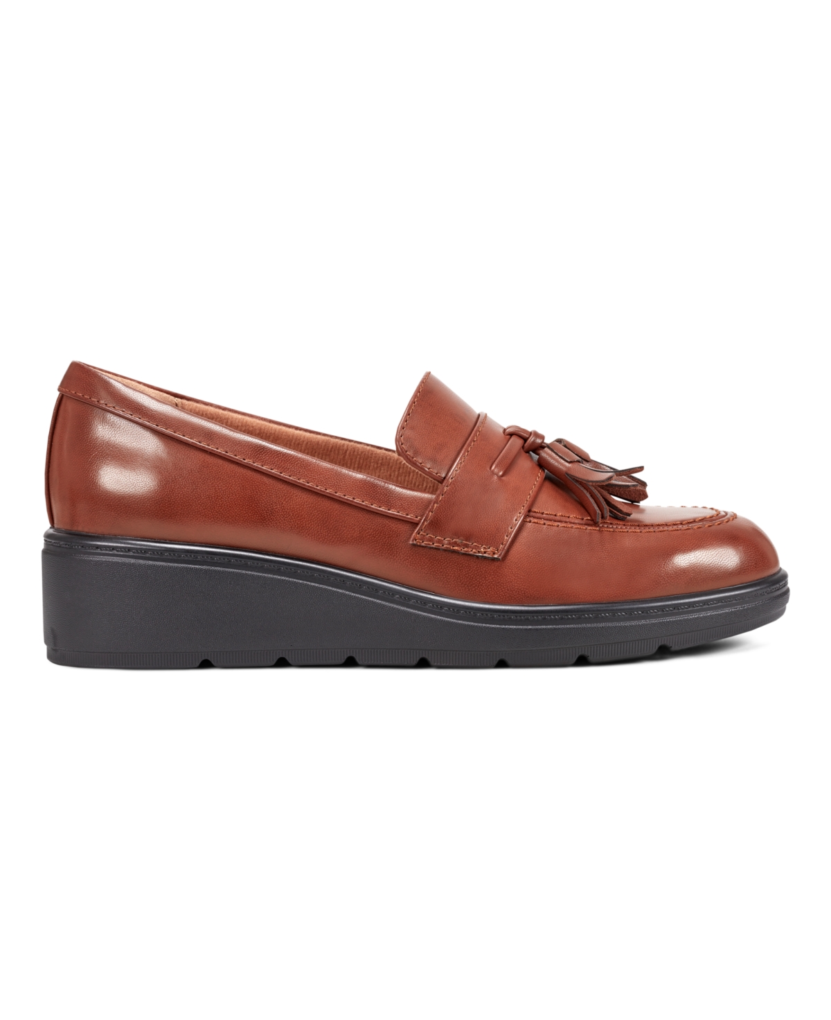 Easy Spirit Women's Tracen Slip-On Wedge Casual Loafers