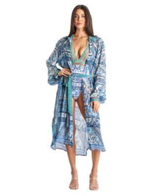 Women's Long Belted Overshirt