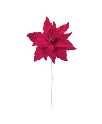 Set of 2 Poinsettia Stems for Holiday Arrangements