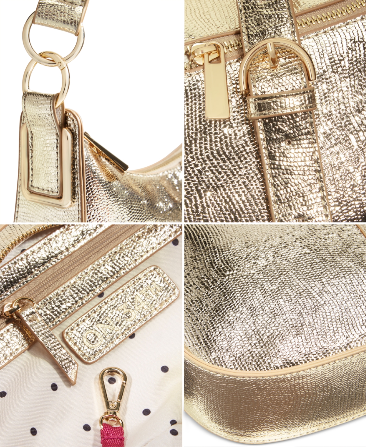 On 34th Dyanne Metallic Shoulder Bag, Created for Macy's