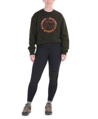 Women's Retro Mountain Boxy Crewneck Sweatshirt