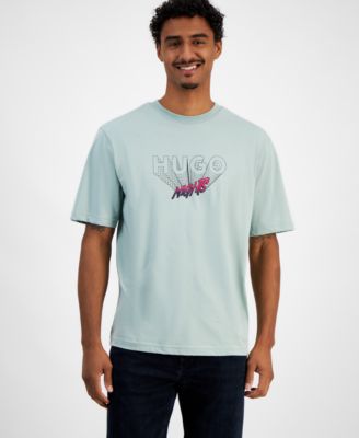 Hugo Boss - Men's Nassome Short Sleeve Crewneck Logo Graphic T-Shirt