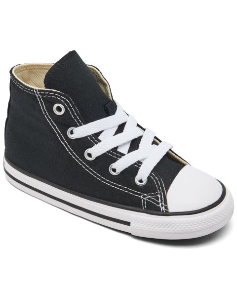 Детские высокие кеды Converse Chuck Taylor All Star, Finish Line, цвет: Чёрный