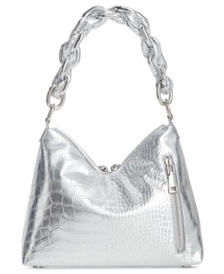Tayviss Small Croc Shoulder Bag, Created for Macy's 