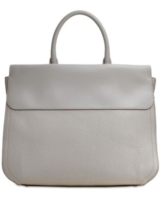 Oceanside Top Handle Leather Satchel