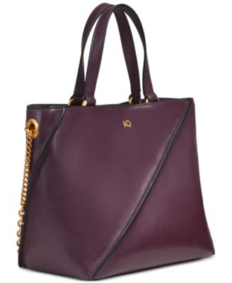 Setauket Leather & Suede Convertible Crossbody with Chain Strap