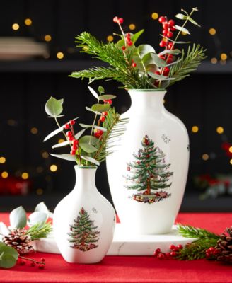 Christmas Tree Posy Vase, 10"