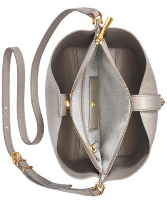 Bridgehampton Leather Turnlock Triple Compartment Crossbody