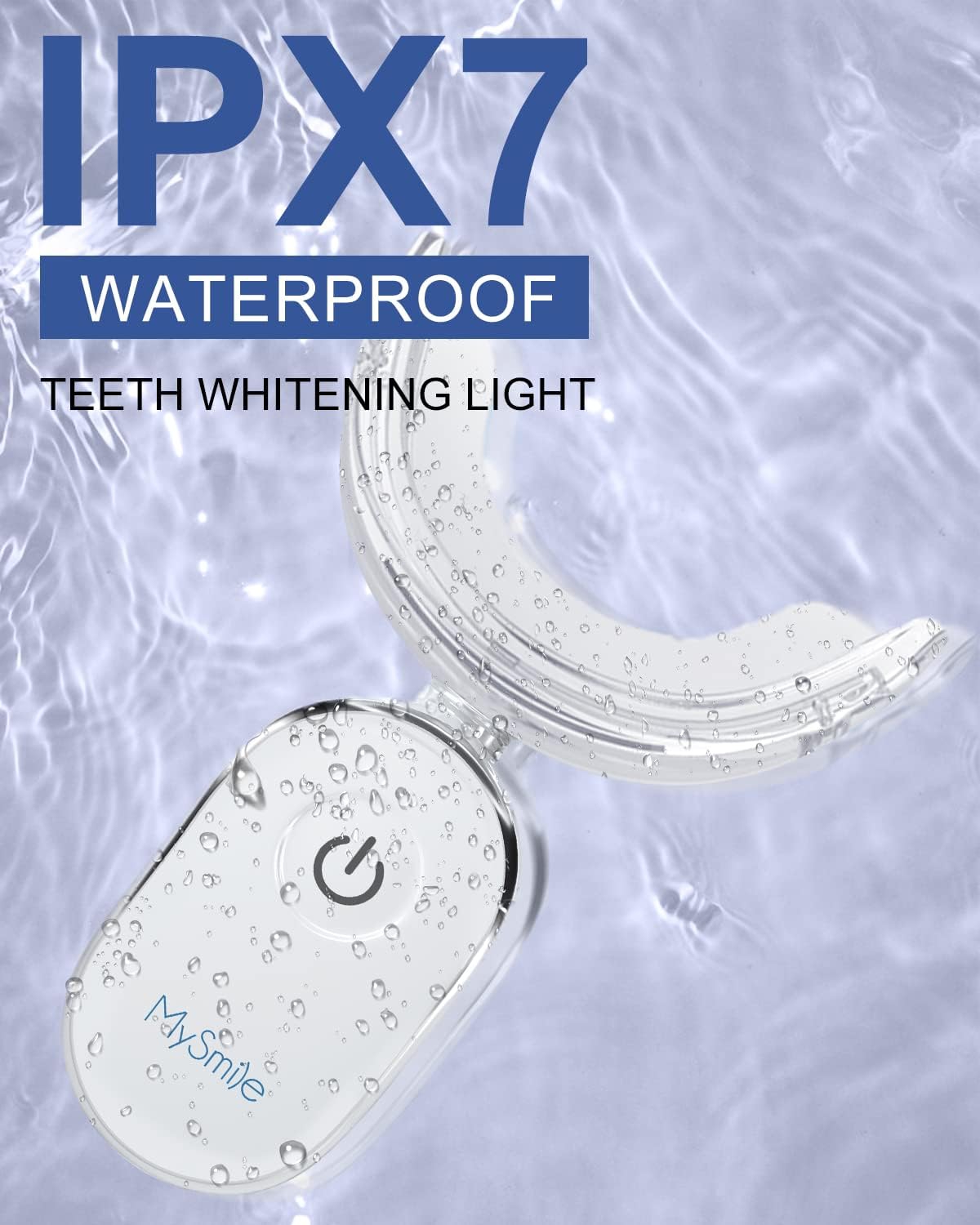 MySmile Teeth Whitening Kit with led Light, Teeth Whitening Strips for Teeth Sensitive, 10 Min Fast Whitening , Helps to Remove Stains from Coffee