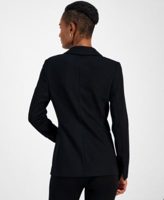 BOSS Orange Women's Jaslim Notch-Lapel Single-Button Blazer - Macy's